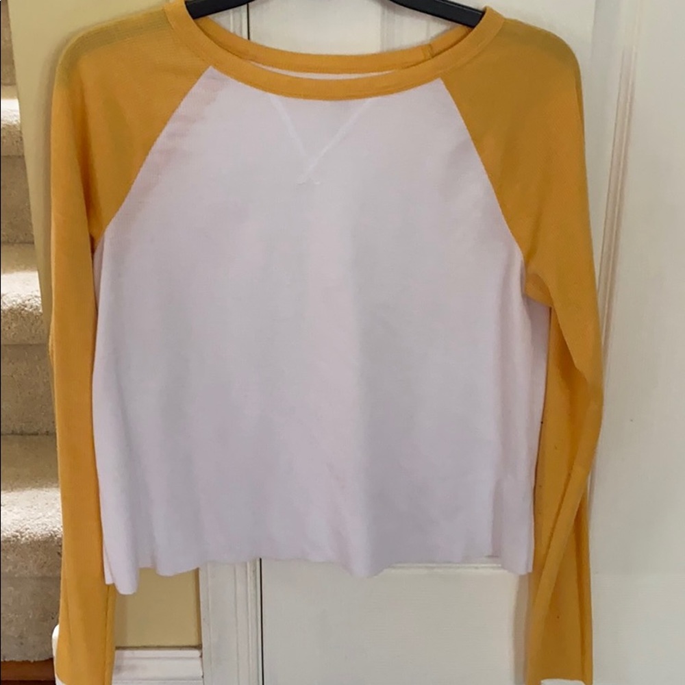 Yellow+White, Long Sleeve